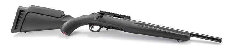 Ruger American 22 WMR Bolt Action Rifle with 16.1" Threaded Barrel in Black Stock