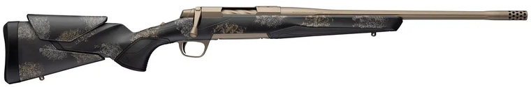 Browning X-Bolt 2 Speed SPR HD 7mm PRC Bolt Action Rifle with 20 Inch Smoked Bronze Cerakote Threaded Barrel in Sponge Camo Stock