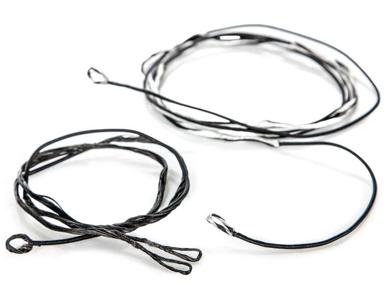 Black and White Compound Bow String by Genesis