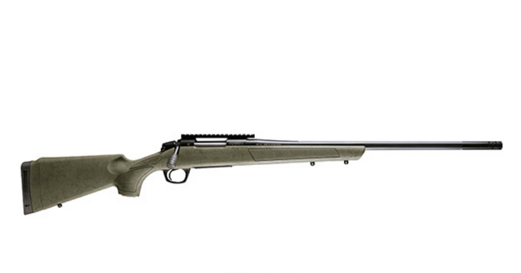 Cascade 22 Creedmoor Bolt Action Rifle 20MOA Pic Rail with 22 Inch Threaded Barrel and Omni Brake in ODG Stock by CVA