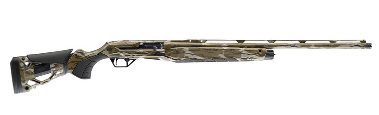 AX800 Suprema 12 Gauge Shotgun with 3.5 Inch Chamber Length 30 Inch Barrel Length in Mossy Oak Bottomland Camo Stock by Beretta