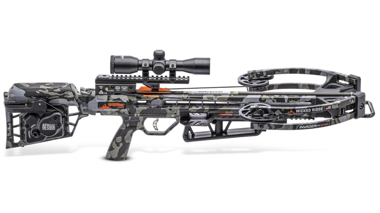 Wicked Ridge Invader M1 De Cock Crossbow with 70-Yard Pro View 400 Lighted Scope by TenPoint