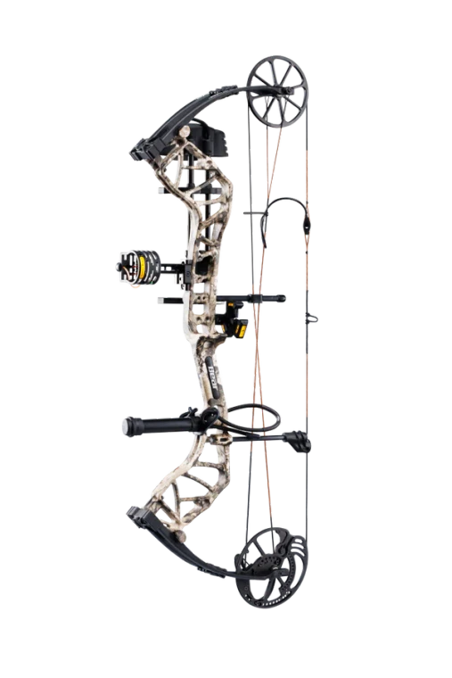 Species XT RTH Compound Bow with Picatinny Mounted 4 Pin Sight by Bear Archery