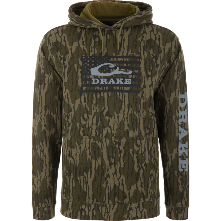 Men's Cotton Logo Work Pullover Hoodie by Drake