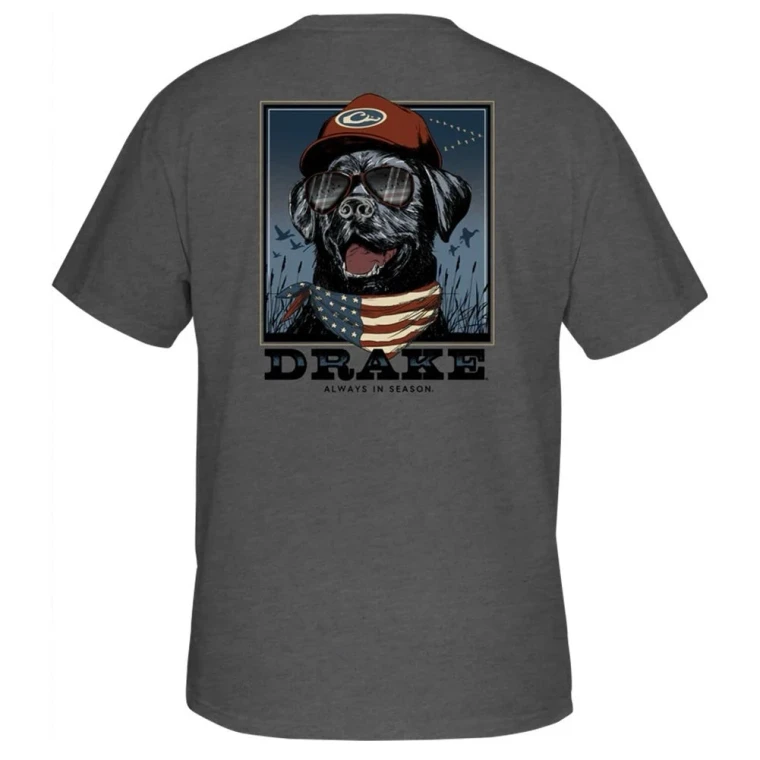 Youth Americana Lab Short Sleeve Graphic Tee Shirt by Drake