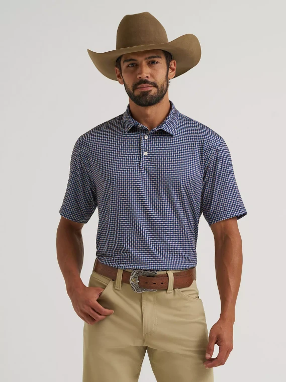 Performance Polo Shirt Blue Depths by Wrangler