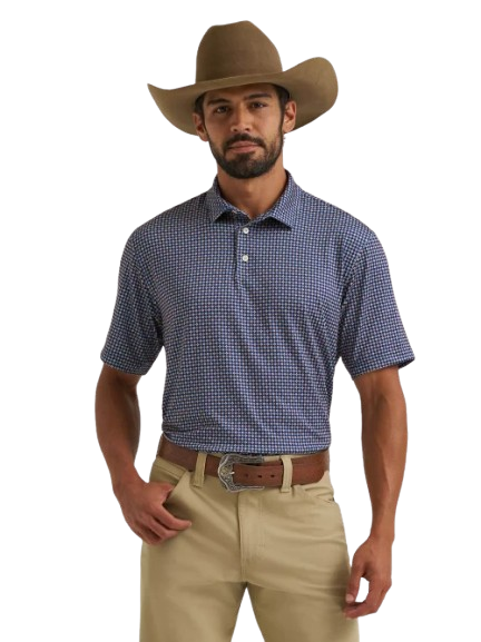 Performance Polo Shirt Blue Depths by Wrangler