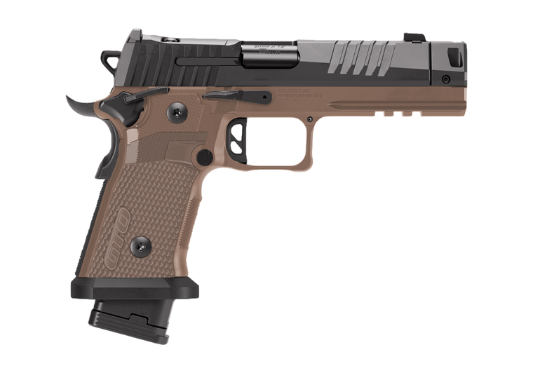 Sig Sauer P211F-GTO Combat 9mm Luger 4.4" Barrel Semi Auto Coyote Brown Cerakote Finish Handgun with 3 Mags