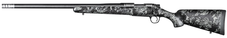Left Handed Christensen Arms Ridgeline FFT .308 Win Bolt Action Rifle with 20 Inch Threaded Barrel in Grey Accented Carbon Stock