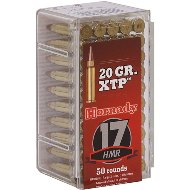Hornady Varmint Express 2,375 fps 17 Hornady Magnum Rimfire 20 Grain Extreme Terminal Performance Hollow Point Rimfire Ammunition