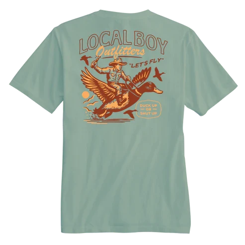 Duck Up Short Sleeve Tee Shirt by Local Boy