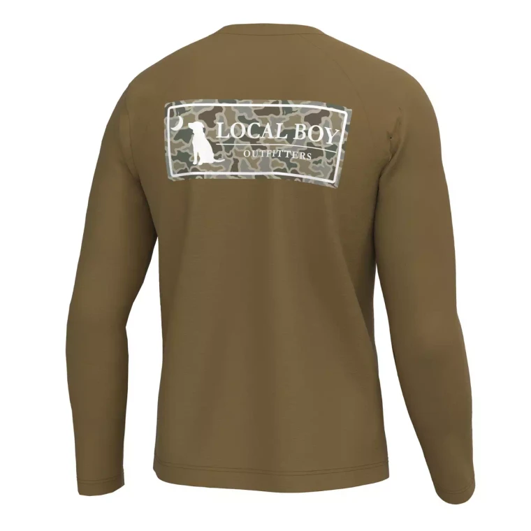 Sand Dog and Moon Blend Long Sleeve Tee by Local Boy