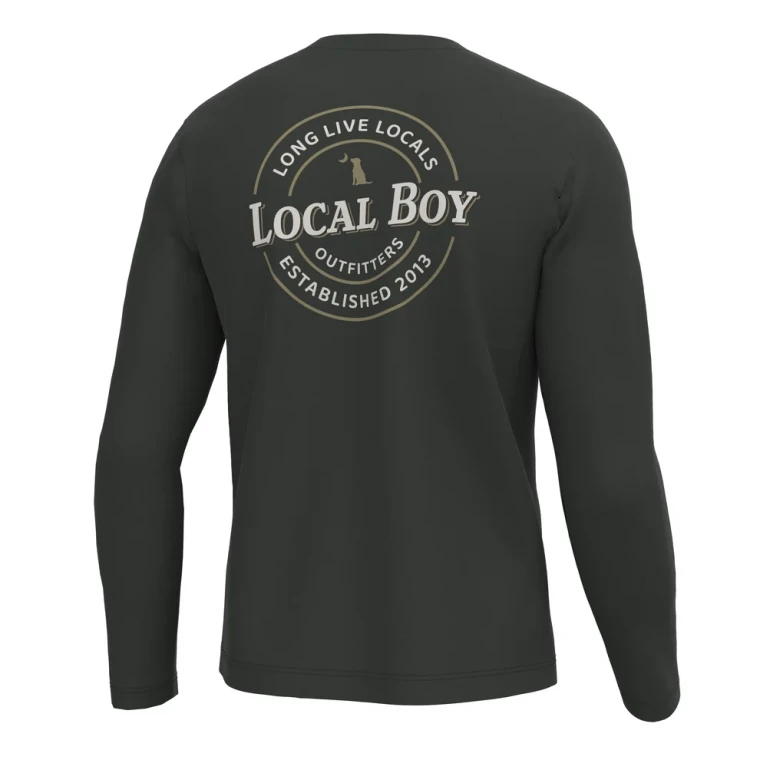 Youth Local Standard Long Sleeve Heather Performance Shirt by Localboy
