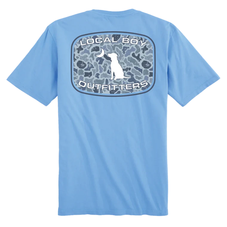 Distressed LCF Cobalt Short Sleeve T-shirt by Localboy