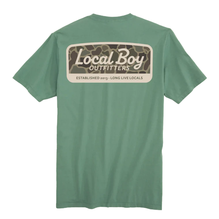 Brush Camo Mark Short Sleeve T-shirt by Localboy