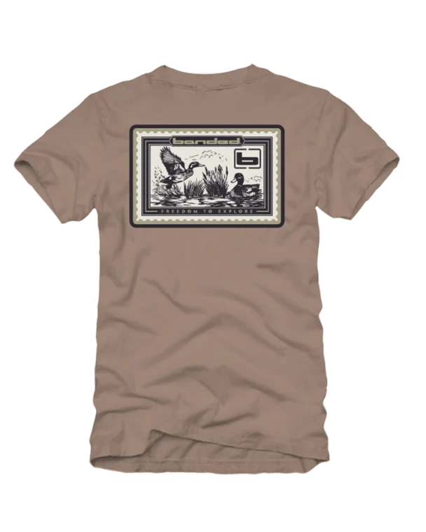 Duck Stamp Short Sleeve Tee Shirt by Banded