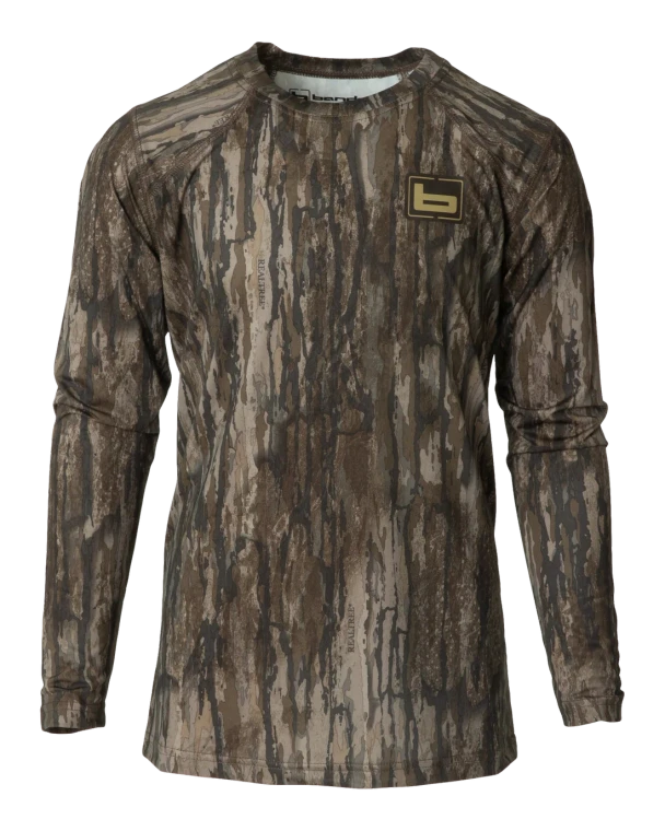 Youth Tech Stalker Mock Long Sleeve Shirt by Banded