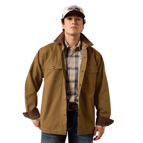 Retro Canvas Shirt Jacket-Kangaroo by Ariat
