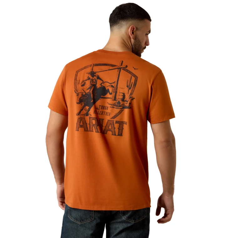 Tough As Leather Short Sleeve T-Shirt-Bombay by Ariat