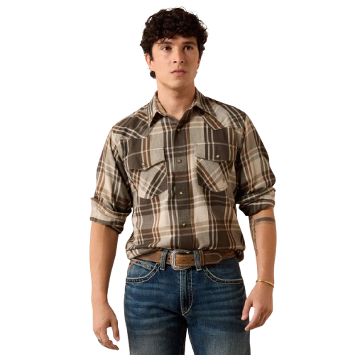 Retro Howell Fitted Long Sleeve Snap Shirt by Ariat