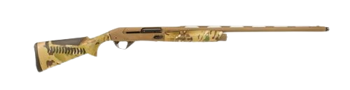 Benelli Super Black Eagle 3 Advanced Impact 12 Gauge Semi Auto Shotgun with 3.5 Inch Chamber and 28 Inch Flat Dark Earth Cerakote Barrel in Multicam Stock