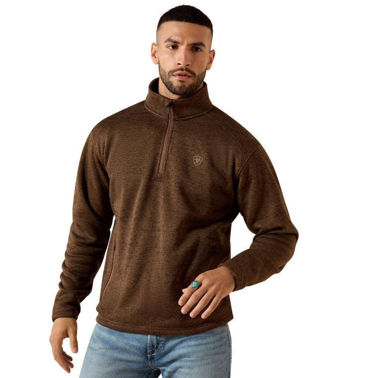 Men's Caldwell Carafe Quarter Zip Pullover Sweater by Ariat