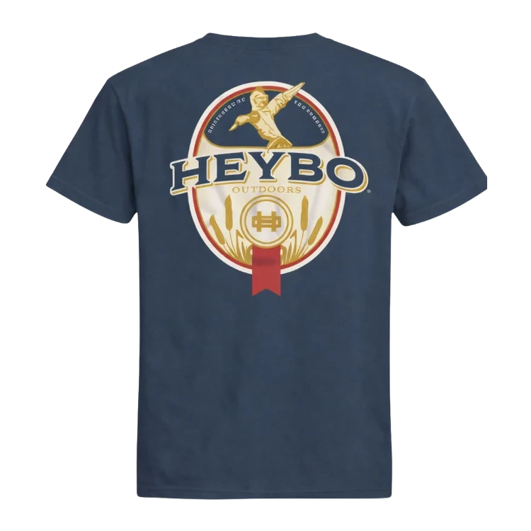 Men's Duck Label Short Sleeve Graphic Tee Shirt by Heybo