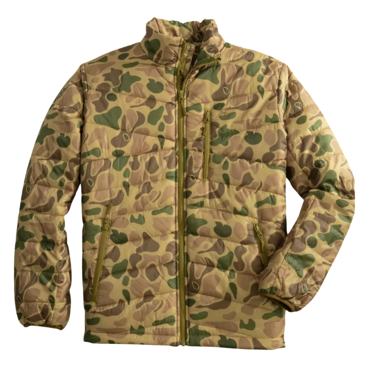 Men's Traditions Camo Open Country Full Zip Puffer Jacket by Heybo