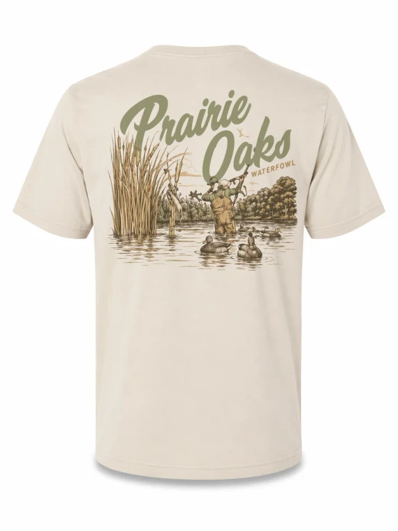 Men's Old School Morning Spread Short Sleeve Graphic Tee Shirt by Prairie Oaks