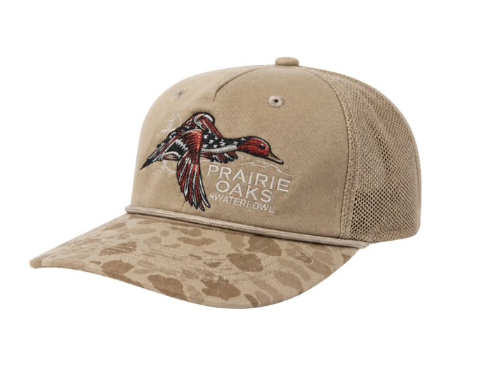 Adult Traditions Camo Americana Pintail Mesh Snapback Hat by Prairie Oaks