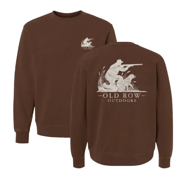 Hunting Duo Pigment Dyed Long Sleeve Crewneck by Old Row