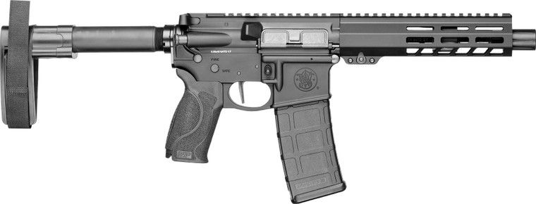 Smith & Wesson MP15 Brace 5.56 NATO & 223 Remington Caliber 7.5" Barrel Length Semi Auto Handgun