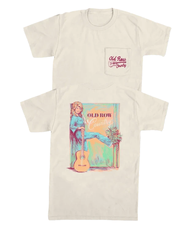The Queen Of Country Pocket Tee by Old Row