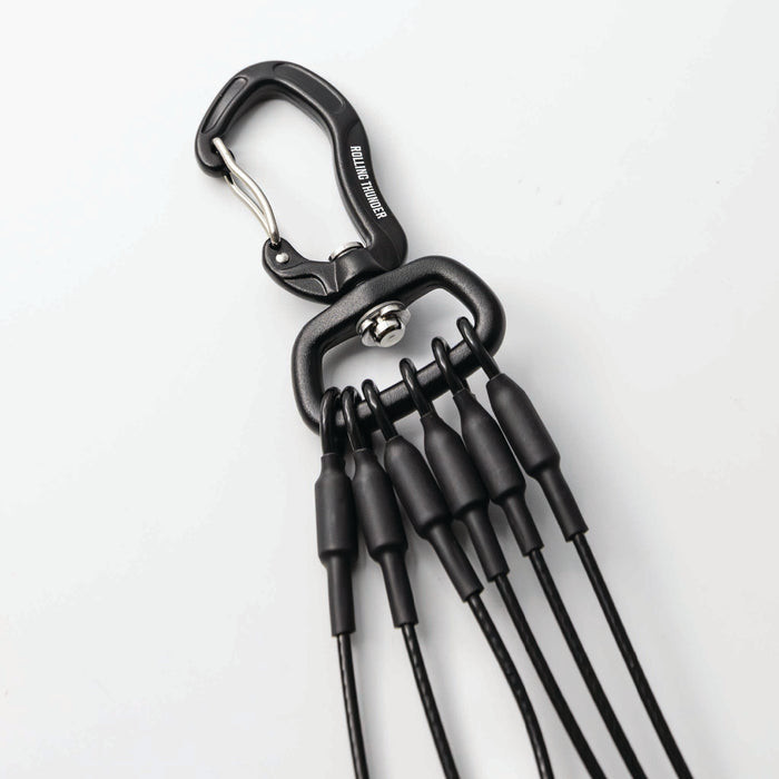 Stainless Steel Duck Tote with Carabiner | Black
