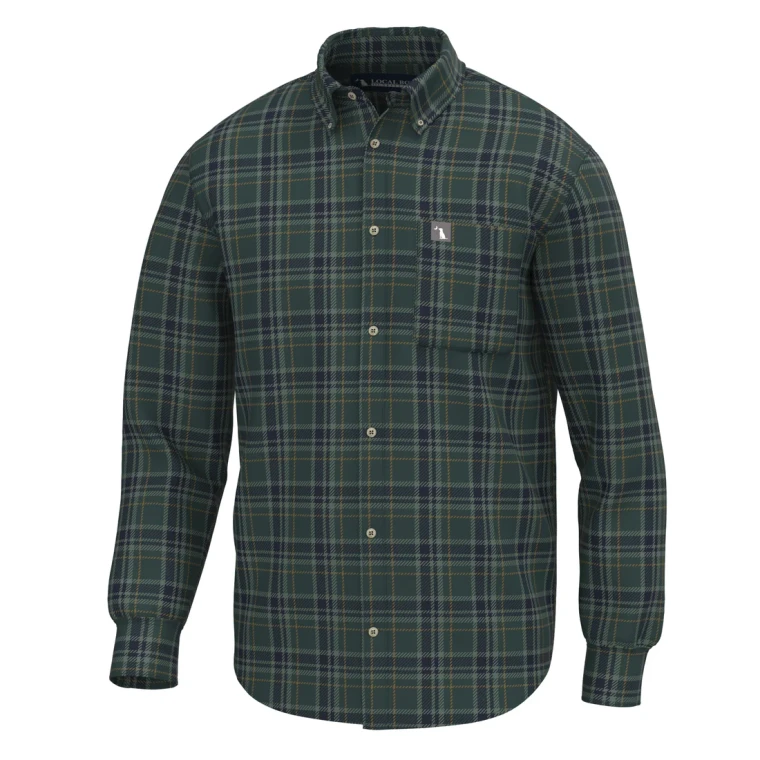 Youth Powers Stretch Flannel Long Sleeve Shirt by Local Boy