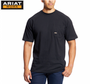 Rebar Cotton Strong Tee - Blk