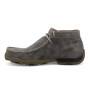 Grey Chukka Driving Moccasin by Twisted X - side