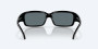 Caballito Shiny Black - Blue Mirror Polarized Polycarbonate Sunglasses by Costa Del Mar