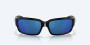 Caballito Shiny Black - Blue Mirror Polarized Polycarbonate Sunglasses by Costa Del Mar