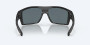 Diego Matte Black - Blue Mirror Polarized Polycarbonate Sunglasses by Costa Del Mar