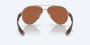South Point Rose Gold - Copper Silver Mirror polarized Polycarbonate Sunglasses by Costa Del Mar