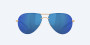 Helo Matte Champagne - Blue Mirror Polarized Polycarbonate Sunglasses by Costa Del Mar