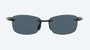 Ballast - Shiny Black Sunglasses with Gray Polarized Polycarbonate front