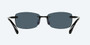 Ballast - Shiny Black Sunglasses with Gray Polarized Polycarbonate rear