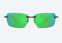 Gulf Shore - Tortoise Sunglasses with Green Mirror Polarized Polycarbonate front