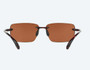 Gulf Shore - Tortoise Sunglasses with Green Mirror Polarized Polycarbonate rear