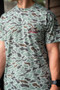 Retro Duck Camo Short Sleeve Tee Shirt by Burlebo.00