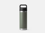 Rambler 18oz Water Bottle with Chug Cap in Camp Green by YETI