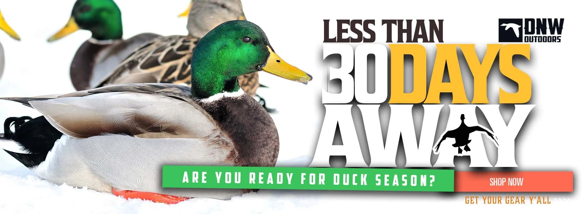 Less than 30 Days 'til duck season yall'