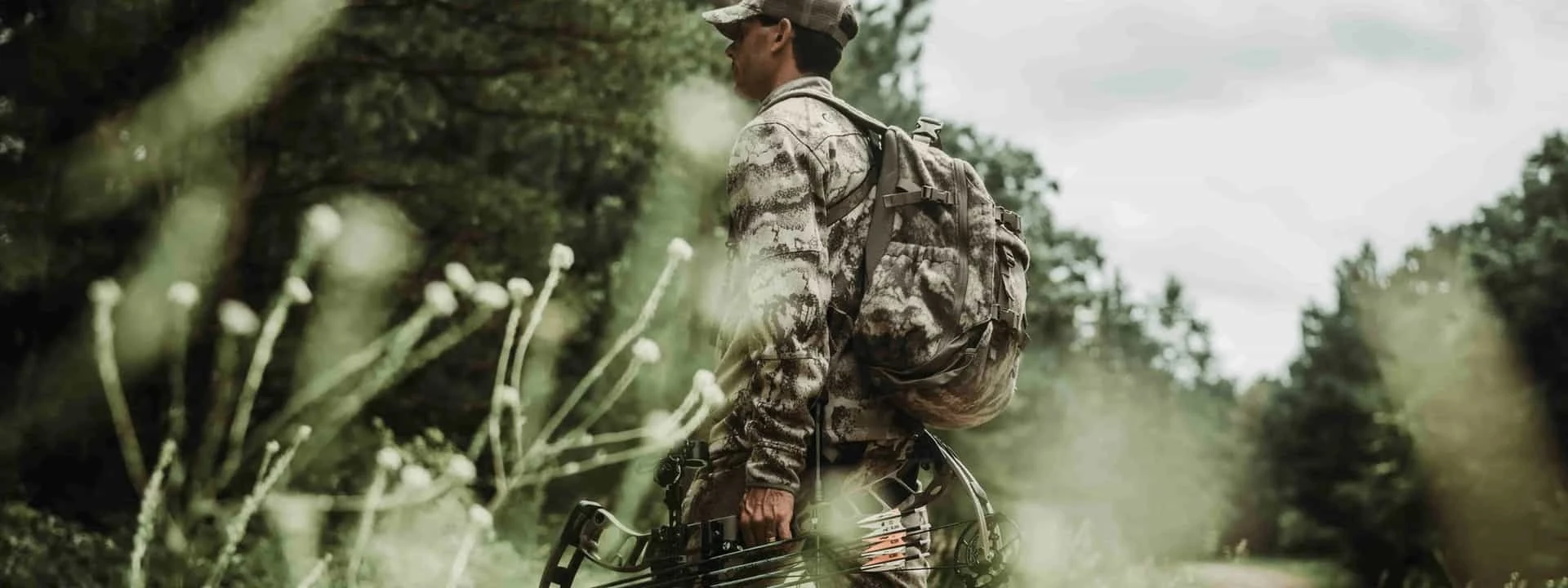 Hunter wearing Code of Silence camouflage hunting apparel
